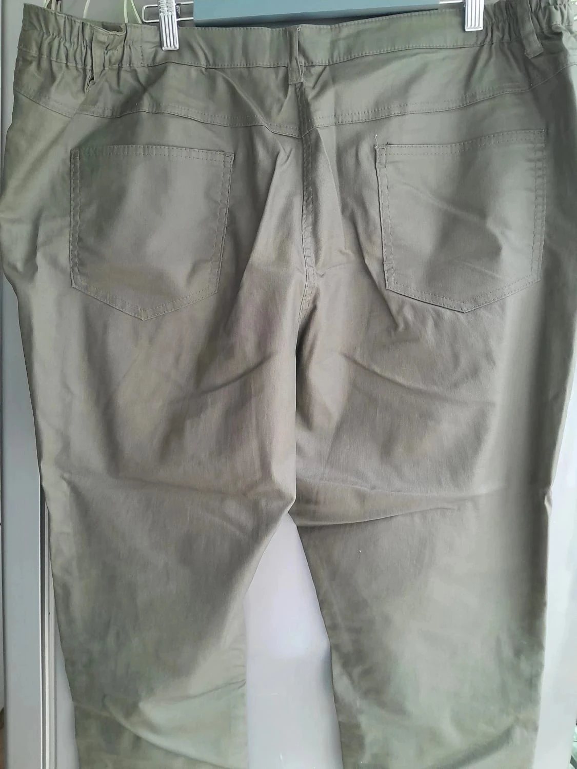 Calça cor camuflagem, algodão encerado, tamanho 50, Marca Blanche Porte – photo 8